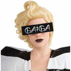 レディー・ガガ,ファッション,ハロウィン,衣装,コスプレ,コスチューム,サングラス/Lady Gaga Printed Black Glasses Adult